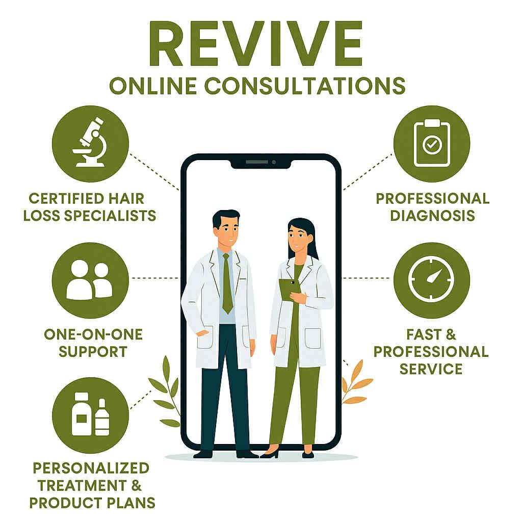 Online Hair Loss analysis with tailored product & treatment advice
