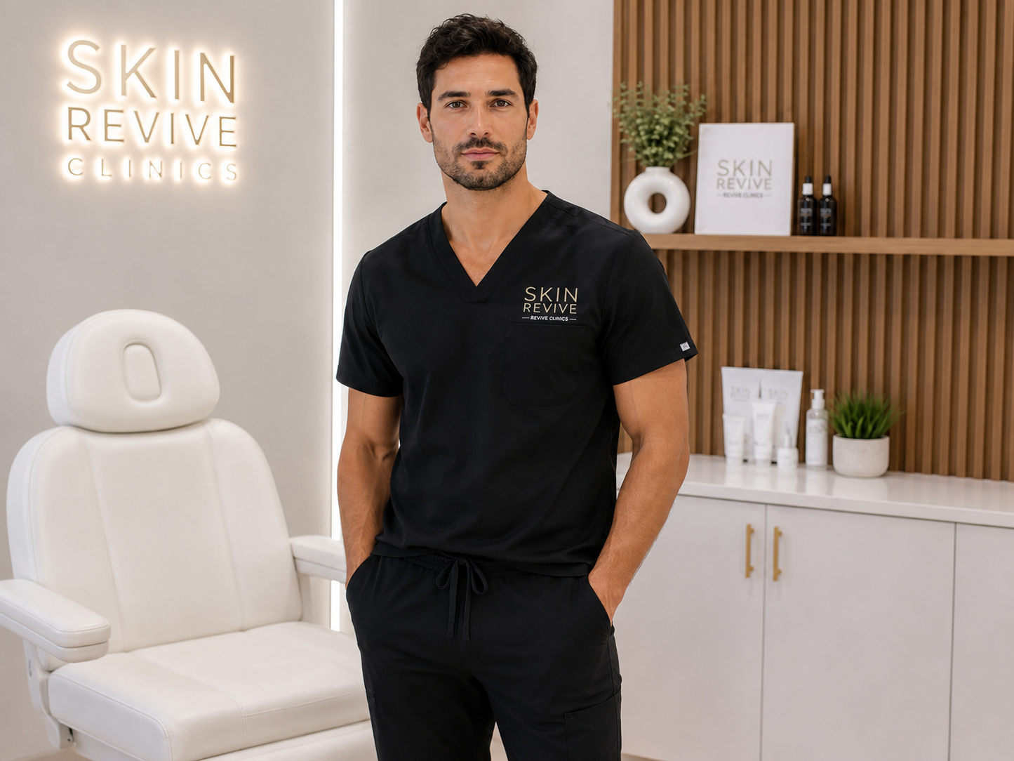 Men’s skin revive scrubs
