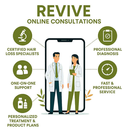 Online Hair Loss analysis with tailored product & treatment advice